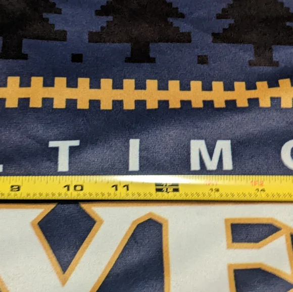 Unisex Baltimore Ravens Flannel Pajamas Size XL - Picture 5 of 14